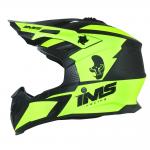 Capacete Ims Sprint Preto Fosco/Fluor