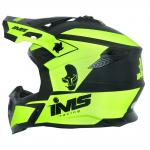 Capacete Ims Sprint Preto Fosco/Fluor