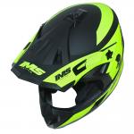 Capacete Ims Sprint Preto Fosco/Fluor