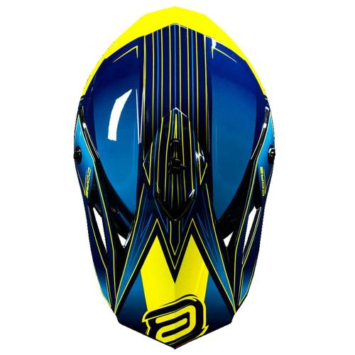 Capacete Asw Core Rush Amarelo/Azul